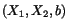 $ (X_1,X_2,b)$