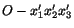 $ O - x^\prime_1x^\prime_2x^\prime_3$